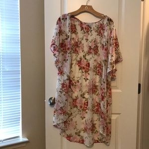 American Eagle pintuck kimono